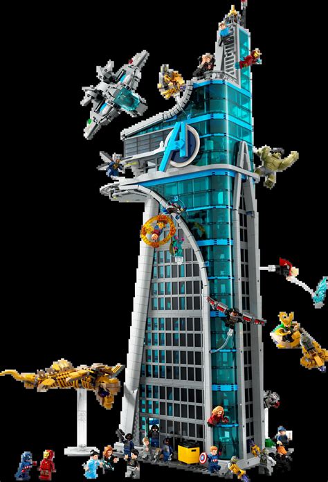 Avengers Tower: Released: 2023: Inventory: 5206 parts: Theme: Super Heroes Marvel > Avengers